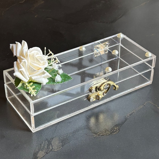 Small Transparent Cash Box